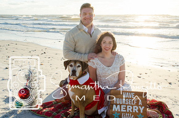 JT & Cassandra Beach Portrait Session