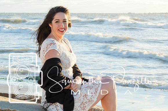 JT & Cassandra Beach Portrait Session