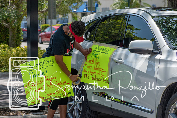 Cancel the Rents and Mortgages Car Protest SRQ