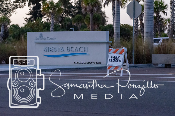 Sarasota County Beaches Shutdown