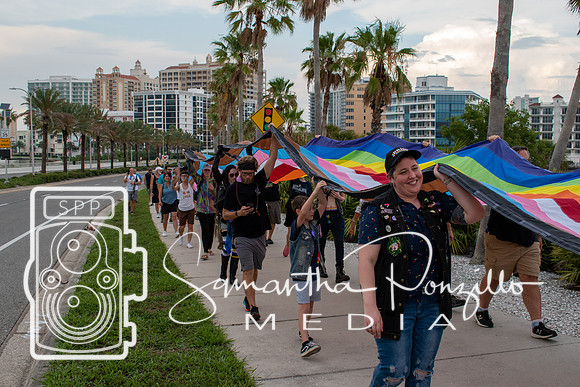 Project Pride SRQ Grand Flag March