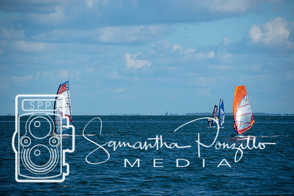 Windsurfers at the Sunshine Skyway