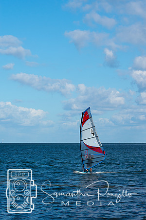 Windsurfers at the Sunshine Skyway