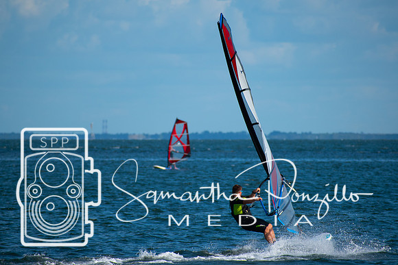 Windsurfers at the Sunshine Skyway
