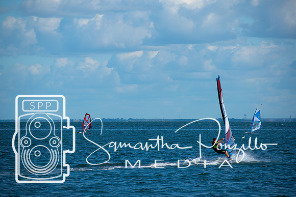 Windsurfers at the Sunshine Skyway